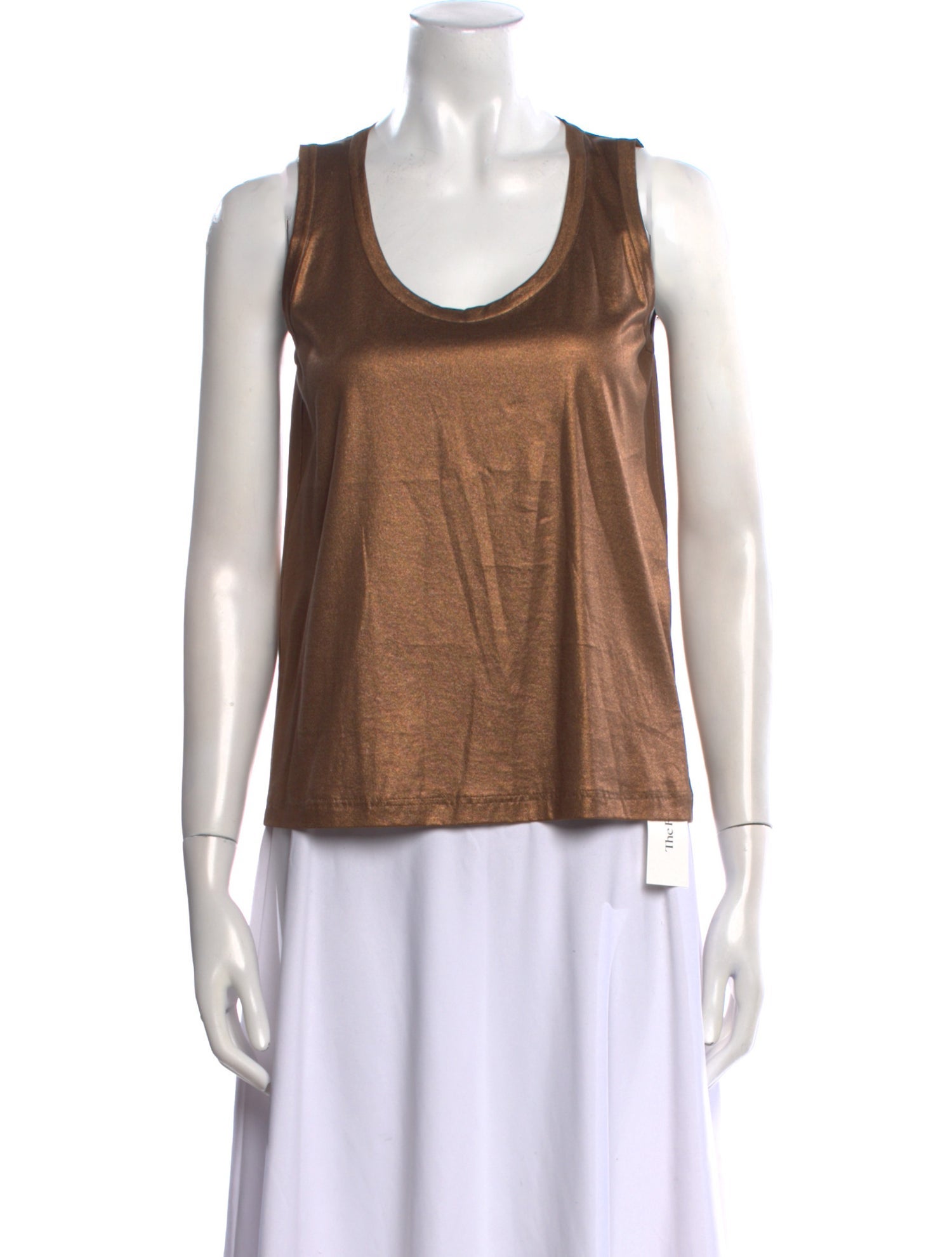 Brunello Cucinelli Scoop Neck Sleeveless Top